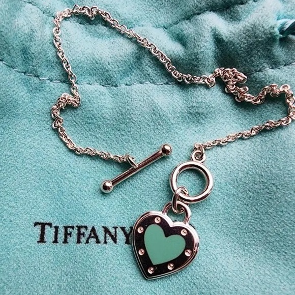 Tiffany Blue heart 💙 toggle bracelet - Picture 4 of 6